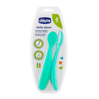 Cuchara de Silicona Blanda Turquesa 6 Meses+  1ud.-200318 Cuchara de Silicona Blanda Turquesa 6 Meses+  1ud.-200318 3